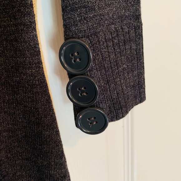 Studio I...Charcoal Grey, Tan, White Cowl Neck Dress...Size M - Picture 3 of 5